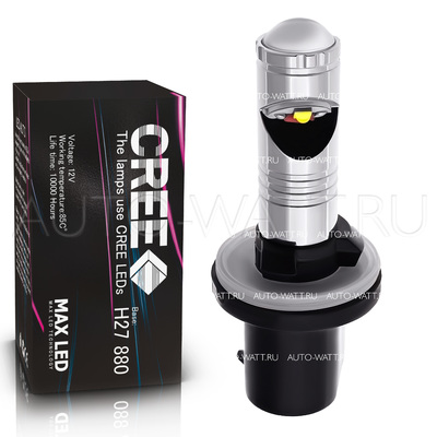 Светодиодная лампа H27 880 - 3 Cree 40Вт