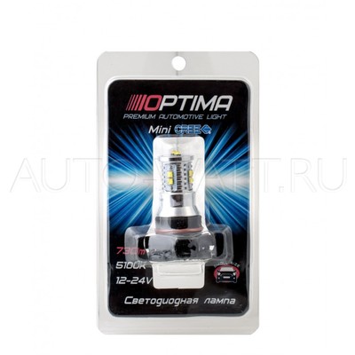 Светодиодная лампа PSX24W - Optima Premium MINI CREE XB-D CAN 7W 5100К Белая