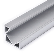 Алюминиевый профиль для светодиодной ленты Угловой 18x18mm