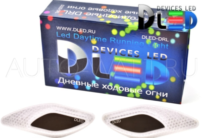 Дневные ходовые огни DRL-Tiger Eye CREE 10W Черный ХРОМ