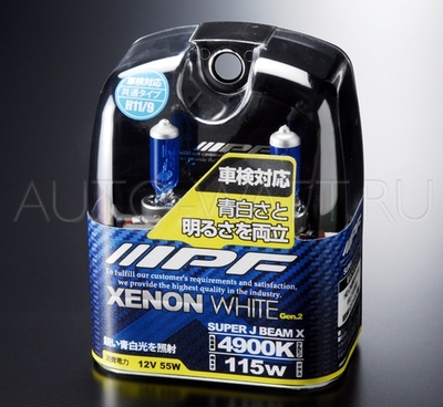 Газонаполненные лампы H11 - IPF XENON WHITE SUPER J BEAM 4900K