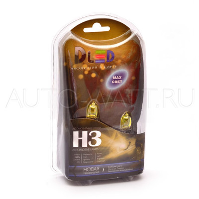 Газонаполненные лампы H3 DLED Evolution Yellow 2300K 24V