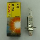 Лампа галогенная H1 - Bosch Plus 30% 12V 56W