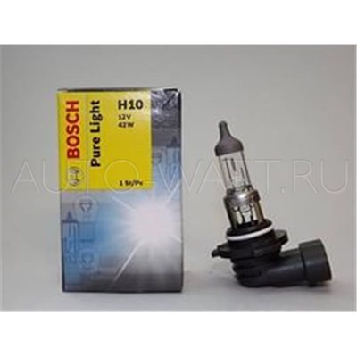 Лампа галогенная H10 - Bosch Pure Light 42W