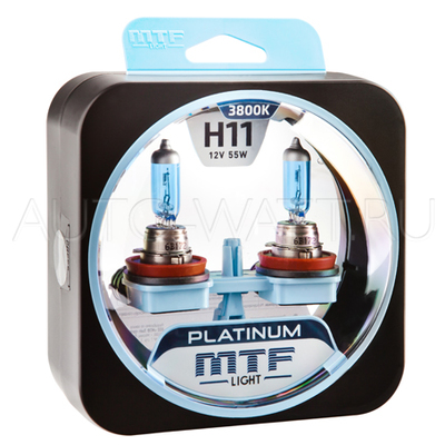 Лампа галогенная H11 - MTF Platinum 12V 55W 3800K