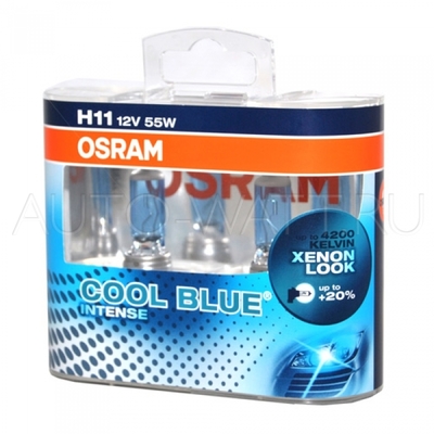 Лампа галогенная H11 - OSRAM Cool Blue Intense 12V 55W