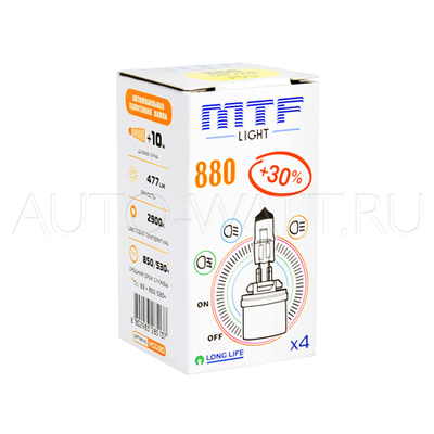 Лампа галогенная H27 800 - MTF 12V 27W 3000K
