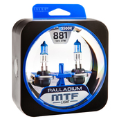 Лампа галогенная H27 881 - MTF Palladium 12V 27W 5500K