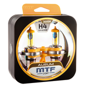 Лампа галогенная H4 - MTF Aurum 12V 60/55W 3000K