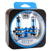 Лампа галогенная H4 - MTF Vanadium 12V 60/55W 5000K