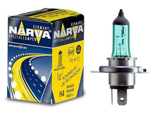 Лампа галогенная H4 - NARVA Range power blue 12V 60/55W