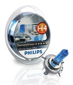 Лампа галогенная H4 - PHILIPS Diamond Vision 12V 60/55W 5000K Комплект