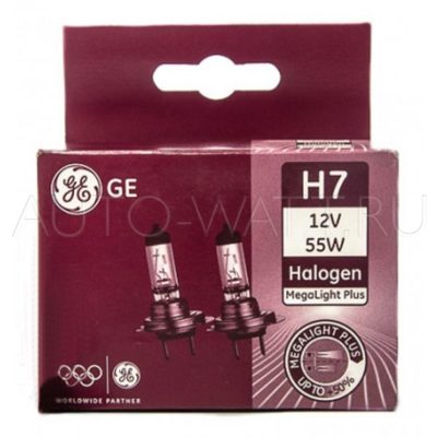 Лампа галогенная H7 - General Electric H7 Megalight Ultra +120