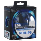 Лампа галогенная H7 - PHILIPS Color Vision +60% Blue 12V 55W Синяя Комплект