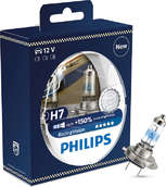 Лампа галогенная H7 - PHILIPS Racing Vision +150% 12V 55W 3800K Комплект