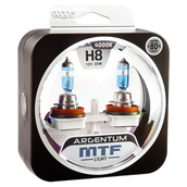 Лампа галогенная H8 - MTF Argentum + 80% 12V 35W 4000K