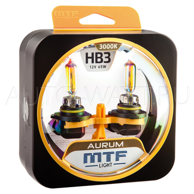 Лампа галогенная HB3 9005 - MTF Aurum 12V 65W 3000K