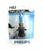 Лампа галогенная HB3 9005 - PHILIPS Crystal Vision 12V 65W 4300K