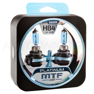 Лампа галогенная HB4 9006 - MTF Platinum 12V 55W 3800K
