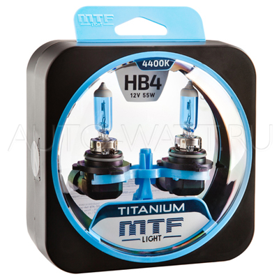 Лампа галогенная HB4 9006 - MTF Titanium 12V 55W 4400K