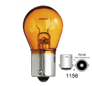 Лампа галогенная P21W 1156 - 21W 12V Желтая (симметричные контакты)