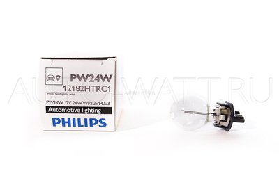 Лампа галогенная PW24W - PHILIPS HTR HiPerVision 12V 24W 3000K Комплект