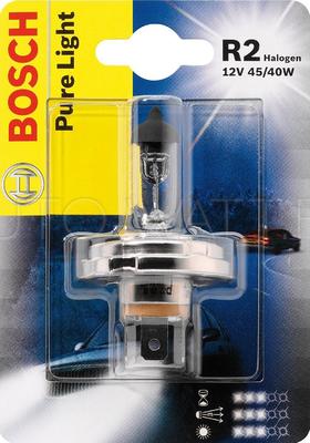 Лампа галогенная R2 P45t - Bosch Pure Light 12V 45/40W