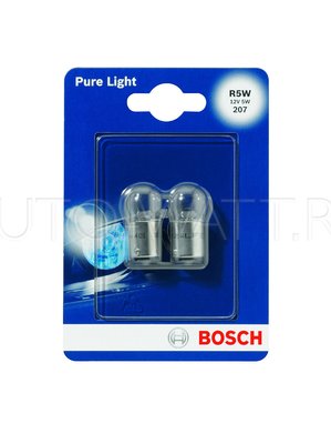 Лампа галогенная R5W BA15d - Bosch Pure Light 12V 5W