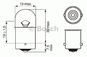 Лампа галогенная R10W BA15S - Bosch 6V 10W