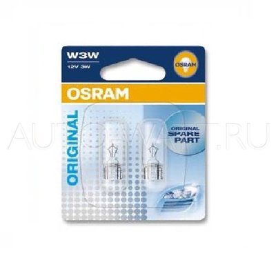 Лампа галогенная W3W - OSRAM Original 12V 3W