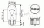 Лампа галогенная W5W T10 - Bosch Pure Light 12V 2W