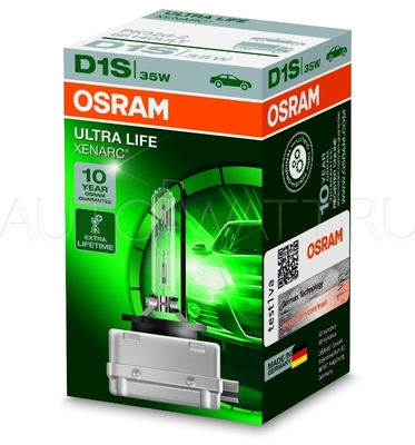 Лампа ксеноновая D1S - OSRAM Xenarc Ultra Life 4350K 85V 35W