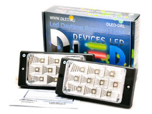 Штатные дневные ходовые огни ВАЗ 2110-2115 в ПТФ DLed DRL-142 S-Flux 2x2w