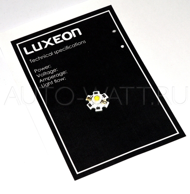 Светодиод Luxeon HP Звезда 1Вт, Белый