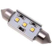 Светодиодная лампа C10W 41 мм - Max-Samsung Chip 3Led Обманка 3Вт Белая