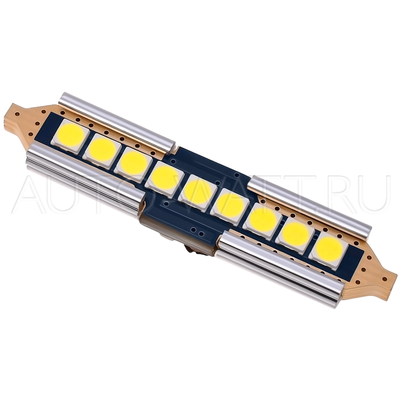 Светодиодная лампа C10W 41 мм - LG Light 3030 9Led NAX 9Вт Белая