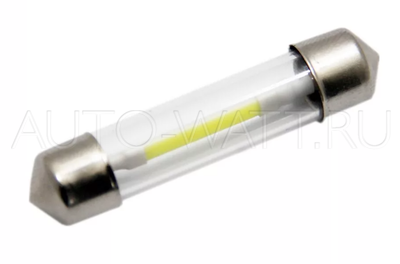 Светодиодная лампа C5W 31 мм - Max-COB 2Led + Колба 2Вт Белая