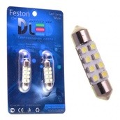 Светодиодная лампа C5W 36 мм - 8 SMD3528 0.64Вт Белая
