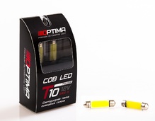 Светодиодная лампа C10W 41 мм - Optima Premium 1 COB 1.5W 5100K Белая