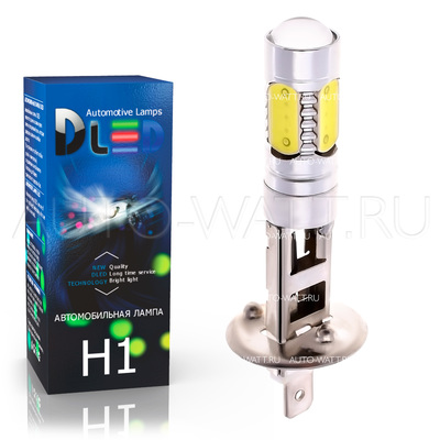 Светодиодная лампа H1 - 5 High-Power + Линза 6.5Вт