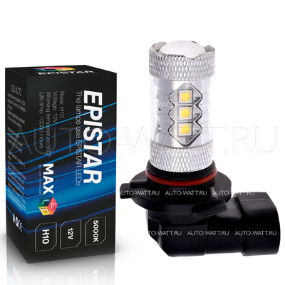 Светодиодная лампа H10 - 16 Epistar Линза 80Вт