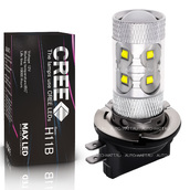 Светодиодная лампа H11B - 10 CREE Линза 50Вт