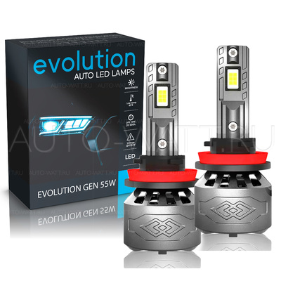 Светодиодные лампы H16 PGJ19-3 - Evolution Gen 55W (2шт)