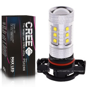 Светодиодная лампа H16 PSX24W - 16 CREE Линза 80Вт