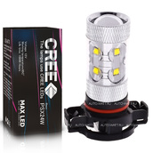 Светодиодная лампа H16 PSX24W - 10 CREE Линза 50Вт