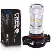 Светодиодная лампа H16 PSX24W - 6 CREE Линза 30Вт