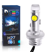 Светодиодная лампа H27 881 - 4 High-Power + Линза Aluminium 6Вт