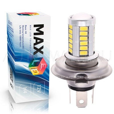 Светодиодная лампа H4 - Max-Road 33Led 13Вт