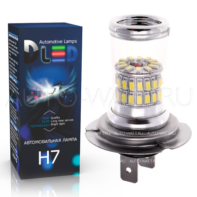 Светодиодная лампа H7 - 48 SMD3014 9Вт