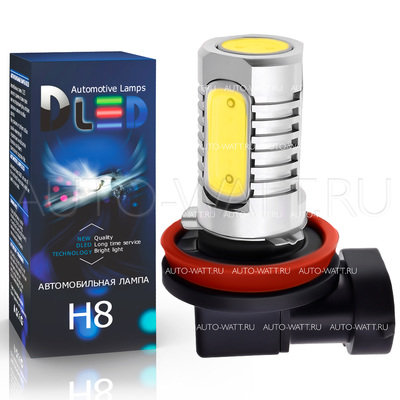 Светодиодная лампа H8 - 4 High-Power 6Вт